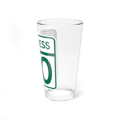 MD Route 20 Business (Maryland) (Road Sign) Pint Glass 16oz - Go Mug Yourself