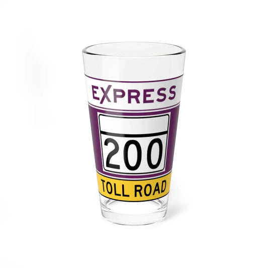 MD Route 200 toll (Maryland) (Road Sign) Pint Glass 16oz 16oz - Go Mug Yourself