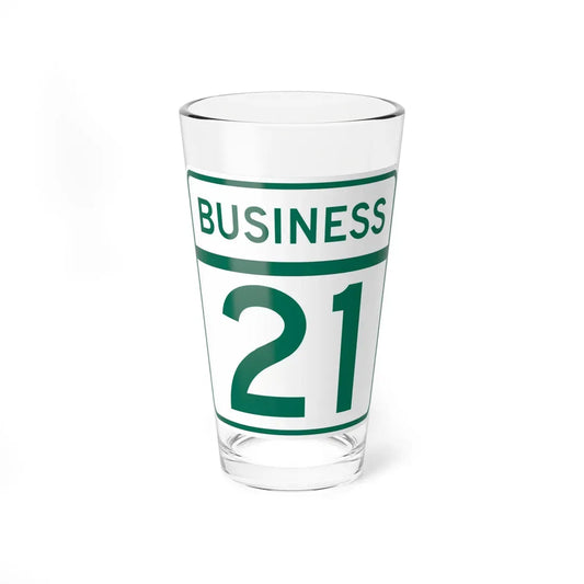 MD Route 21 Business (Maryland) (Road Sign) Pint Glass 16oz 16oz - Go Mug Yourself