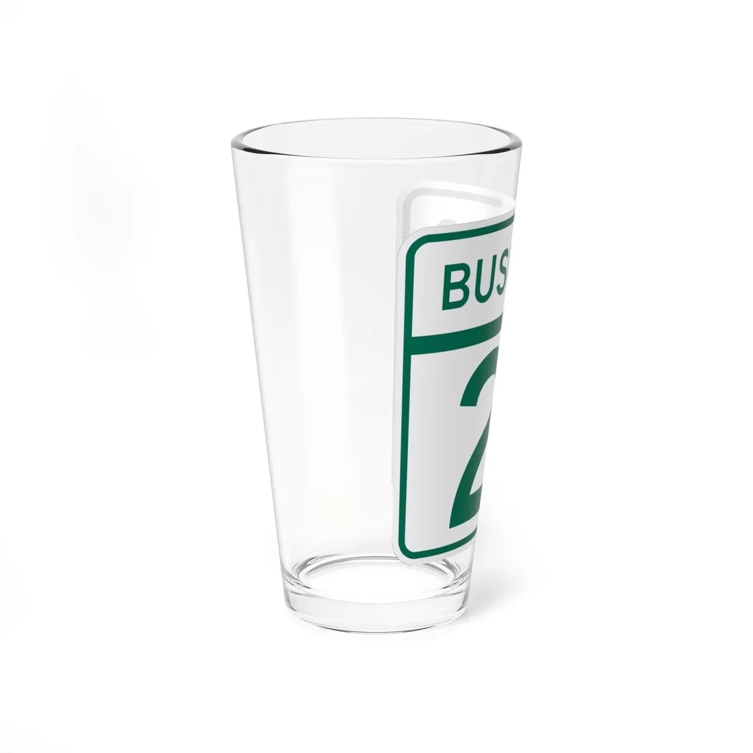 MD Route 21 Business (Maryland) (Road Sign) Pint Glass 16oz - Go Mug Yourself