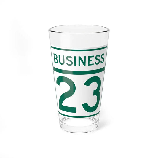 MD Route 23 Business (Maryland) (Road Sign) Pint Glass 16oz 16oz - Go Mug Yourself