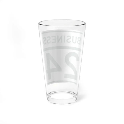 MD Route 24 Business (Maryland) (Road Sign) Pint Glass 16oz - Go Mug Yourself