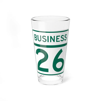 MD Route 26 Business (Maryland) (Road Sign) Pint Glass 16oz 16oz - Go Mug Yourself