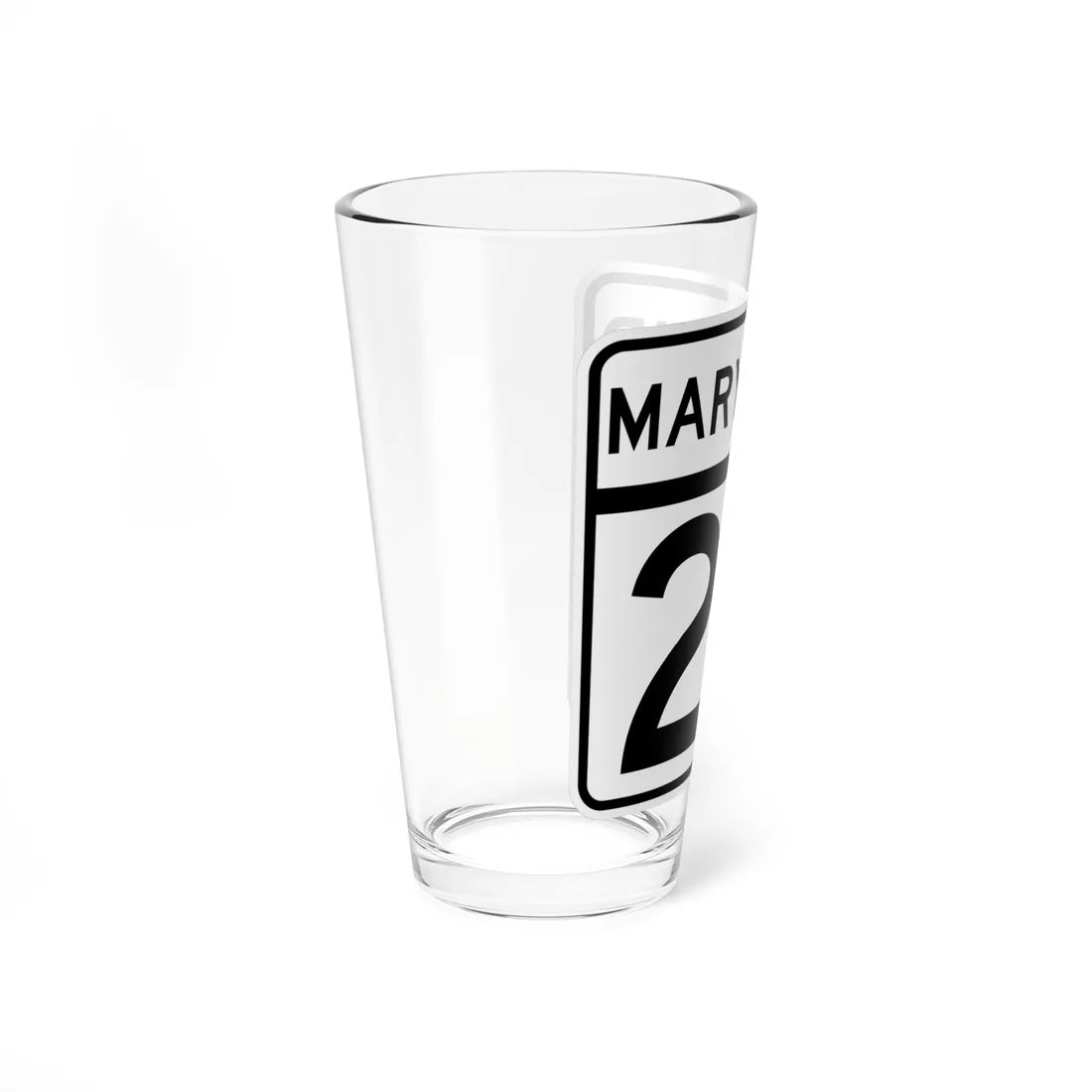MD Route 27 (Maryland) (Road Sign) Pint Glass 16oz - Go Mug Yourself