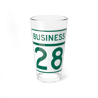 MD Route 28 Business (Maryland) (Road Sign) Pint Glass 16oz - Go Mug Yourself