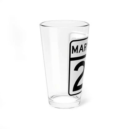 MD Route 28 (Maryland) (Road Sign) Pint Glass 16oz - Go Mug Yourself