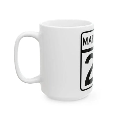MD Route 29 (Maryland) (Road Sign) White Coffee Mug - Go Mug Yourself