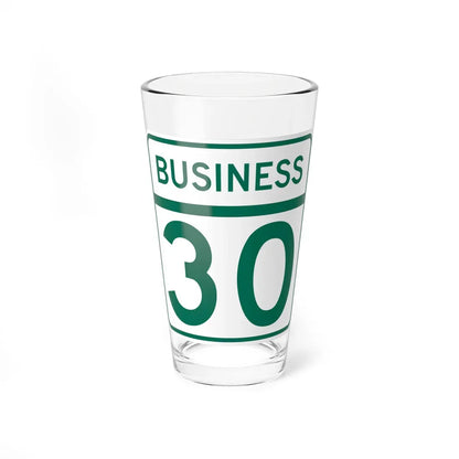 MD Route 30 Business (Maryland) (Road Sign) Pint Glass 16oz 16oz - Go Mug Yourself