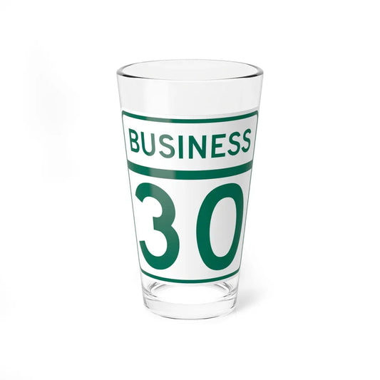 MD Route 30 Business (Maryland) (Road Sign) Pint Glass 16oz 16oz - Go Mug Yourself