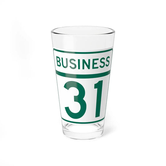 MD Route 31 Business (Maryland) (Road Sign) Pint Glass 16oz 16oz - Go Mug Yourself