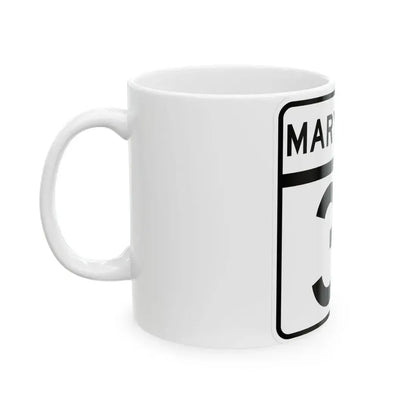 MD Route 31 (Maryland) (Road Sign) White Coffee Mug - Go Mug Yourself