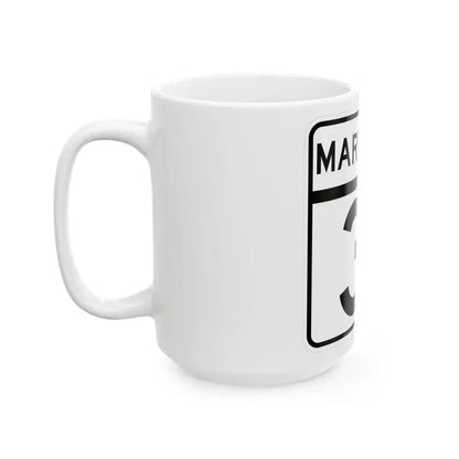 MD Route 31 (Maryland) (Road Sign) White Coffee Mug - Go Mug Yourself