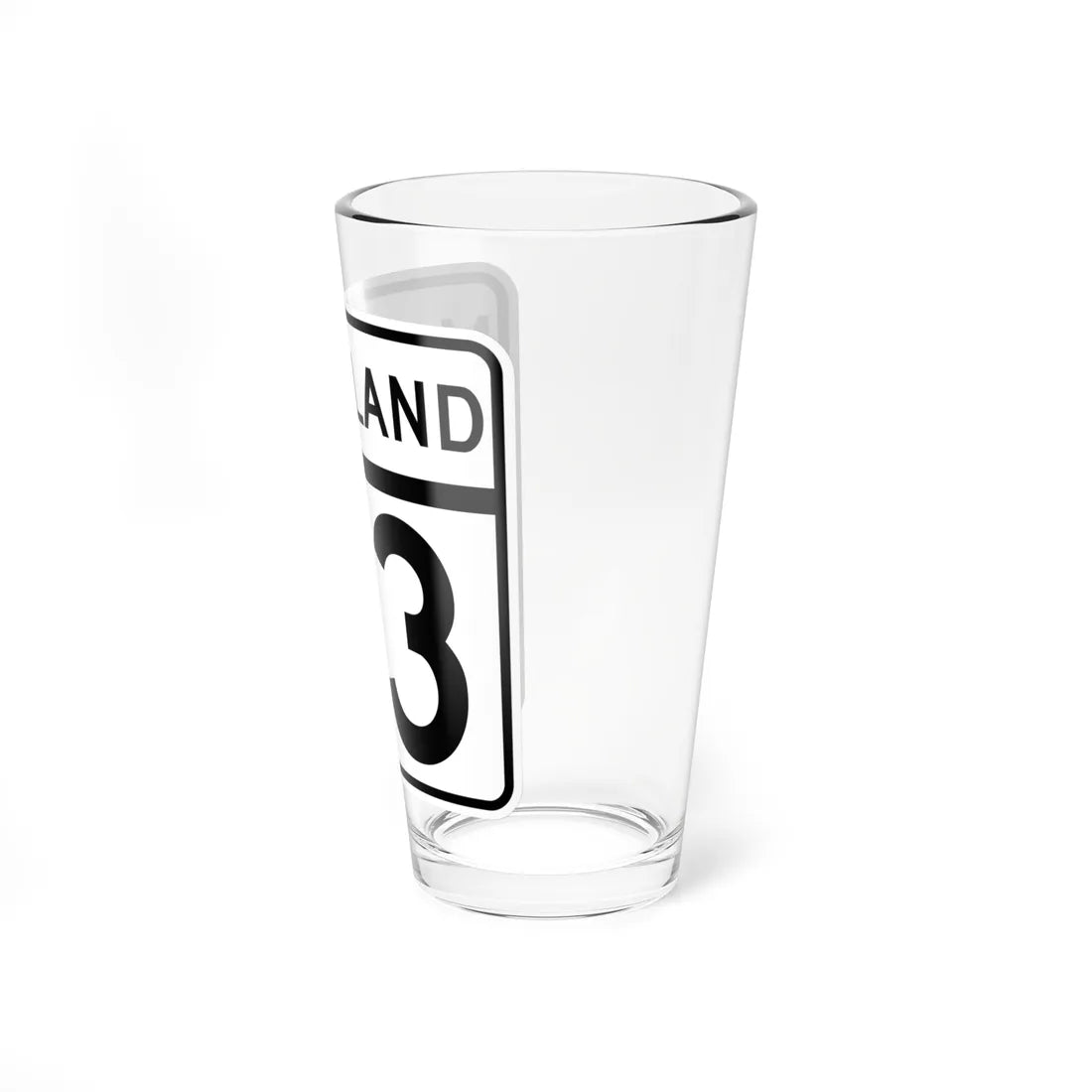 MD Route 33 (Maryland) (Road Sign) Pint Glass 16oz - Go Mug Yourself
