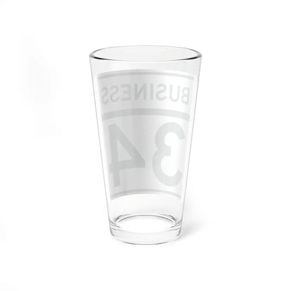 MD Route 34 Business (Maryland) (Road Sign) Pint Glass 16oz - Go Mug Yourself