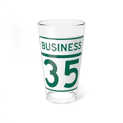 MD Route 35 Business (Maryland) (Road Sign) Pint Glass 16oz 16oz - Go Mug Yourself