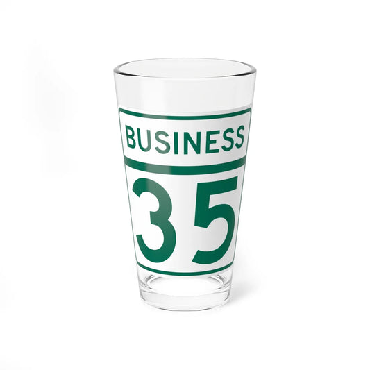 MD Route 35 Business (Maryland) (Road Sign) Pint Glass 16oz 16oz - Go Mug Yourself