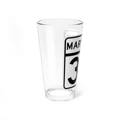 MD Route 35 (Maryland) (Road Sign) Pint Glass 16oz - Go Mug Yourself