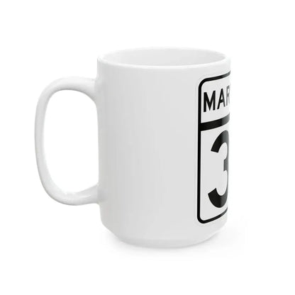 MD Route 35 (Maryland) (Road Sign) White Coffee Mug - Go Mug Yourself