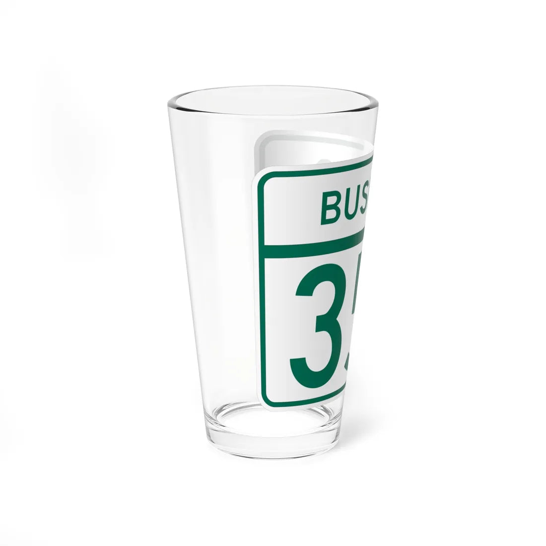 MD Route 355 Business (Maryland) (Road Sign) Pint Glass 16oz - Go Mug Yourself