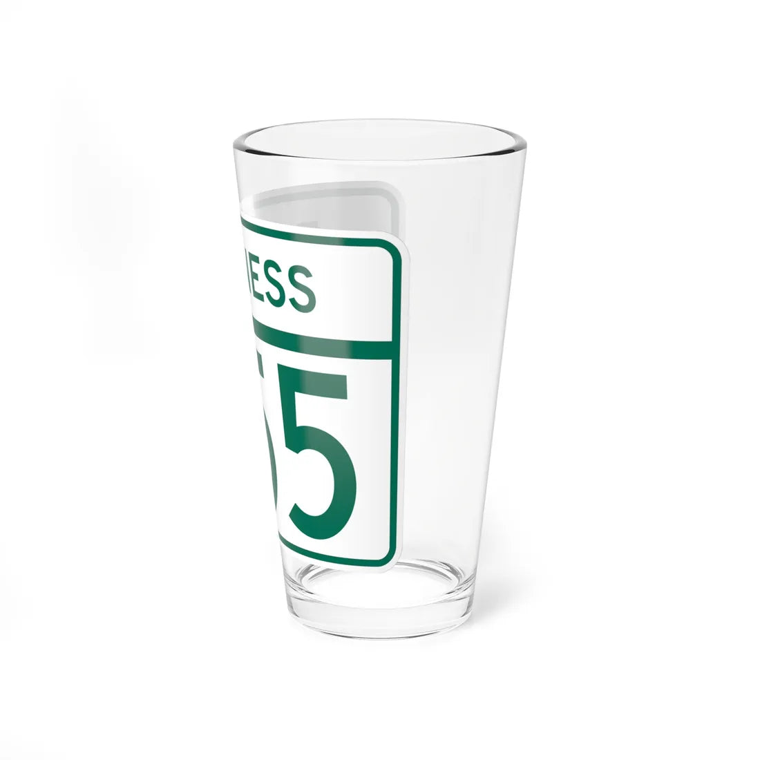 MD Route 355 Business (Maryland) (Road Sign) Pint Glass 16oz - Go Mug Yourself