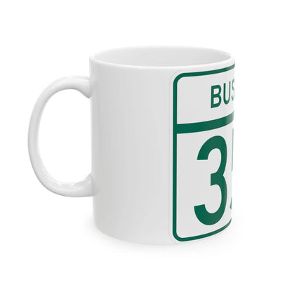 MD Route 355 Business (Maryland) (Road Sign) White Coffee Mug - Go Mug Yourself