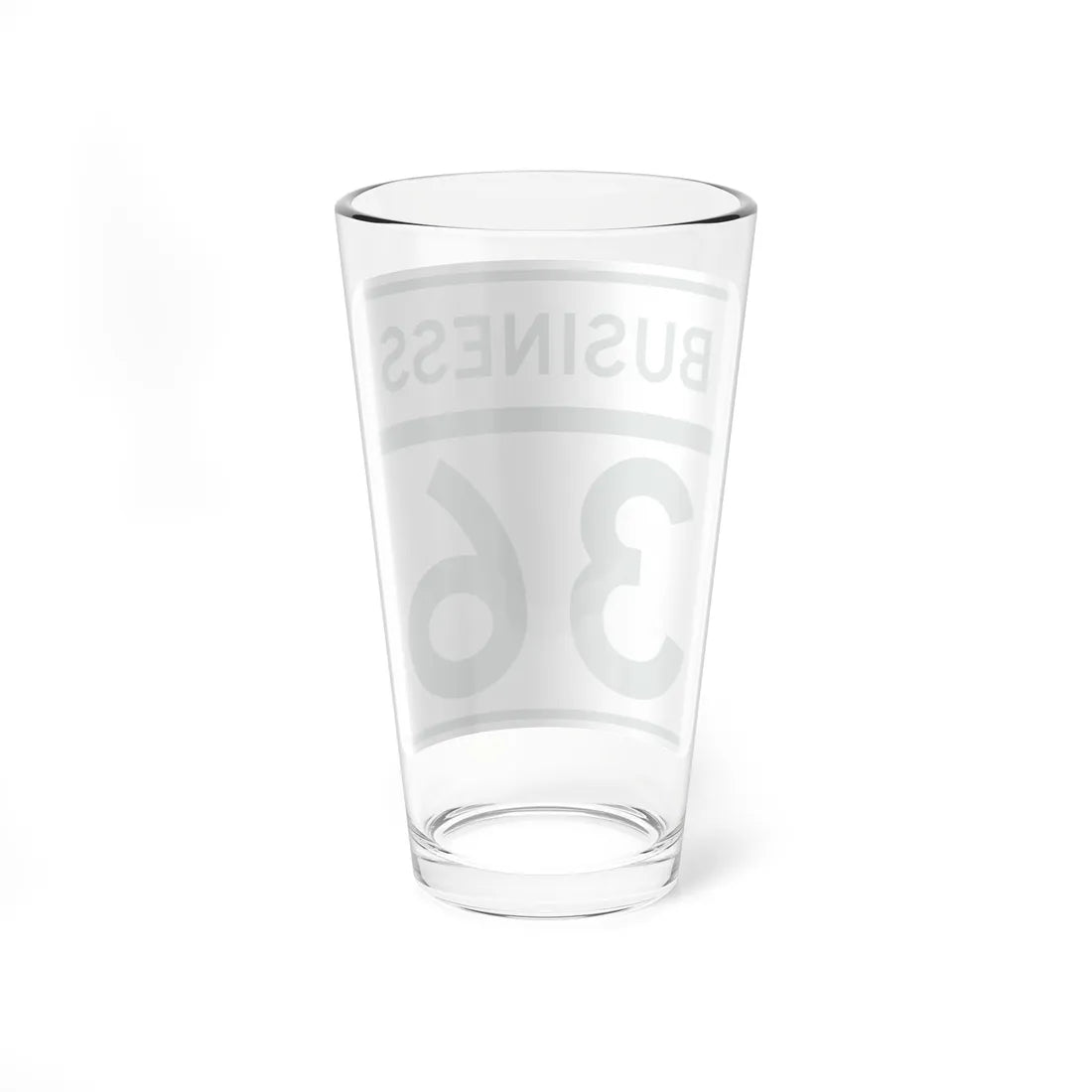 MD Route 36 Business (Maryland) (Road Sign) Pint Glass 16oz - Go Mug Yourself