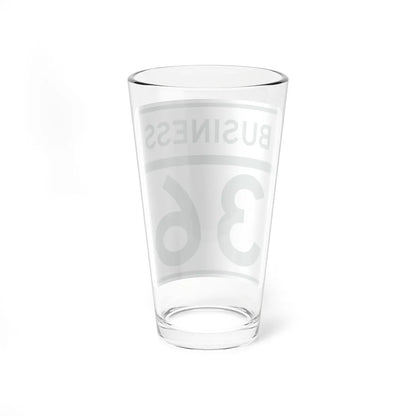 MD Route 36 Business (Maryland) (Road Sign) Pint Glass 16oz - Go Mug Yourself