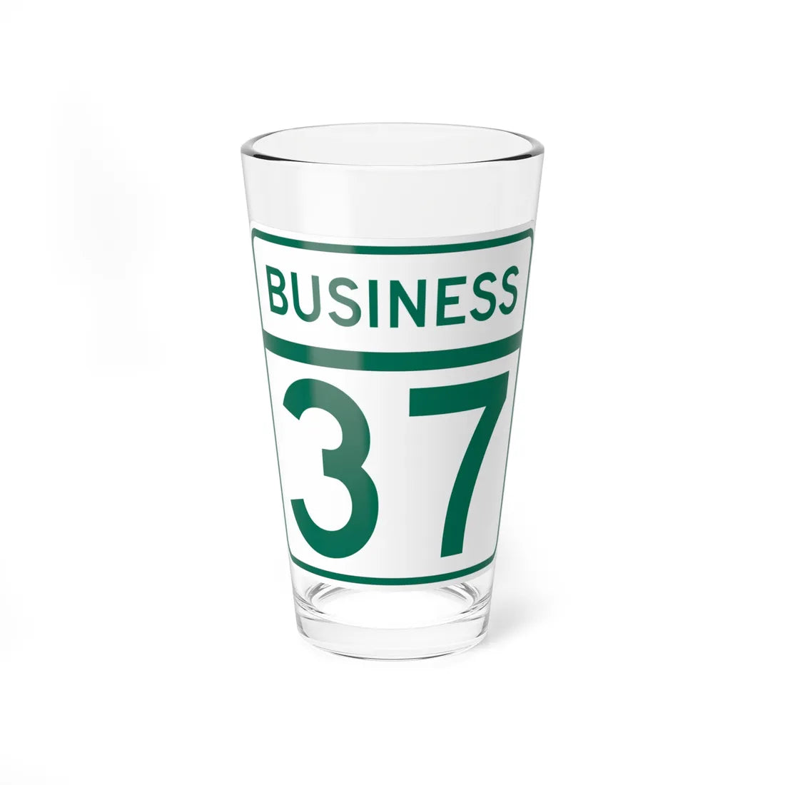 MD Route 37 Business (Maryland) (Road Sign) Pint Glass 16oz 16oz - Go Mug Yourself