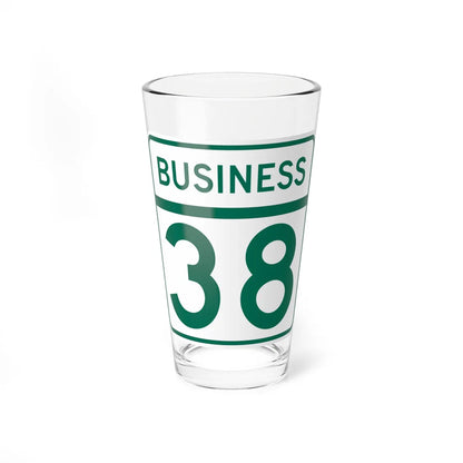 MD Route 38 Business (Maryland) (Road Sign) Pint Glass 16oz - Go Mug Yourself
