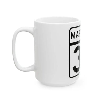 MD Route 38 (Maryland) (Road Sign) White Coffee Mug - Go Mug Yourself