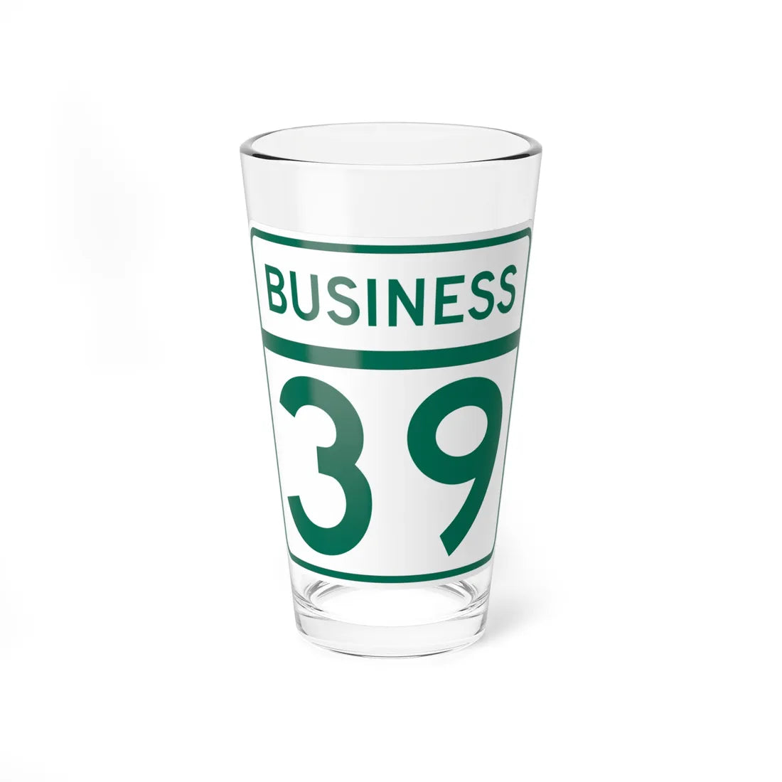 MD Route 39 Business (Maryland) (Road Sign) Pint Glass 16oz - Go Mug Yourself
