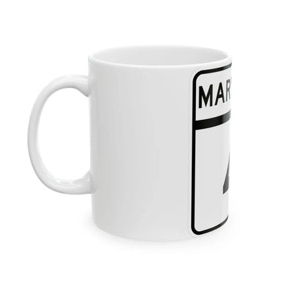 MD Route 4 (Maryland) (Road Sign) White Coffee Mug - Go Mug Yourself