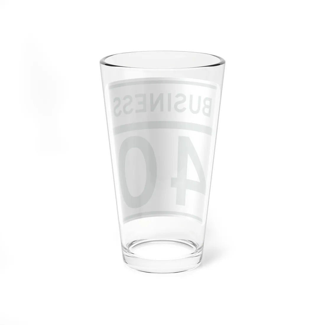 MD Route 40 Business (Maryland) (Road Sign) Pint Glass 16oz - Go Mug Yourself