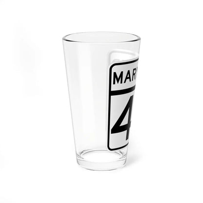 MD Route 40 (Maryland) (Road Sign) Pint Glass 16oz - Go Mug Yourself