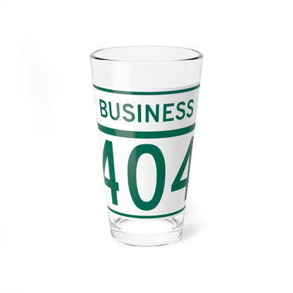 MD Route 404 Business (Maryland) (Road Sign) Pint Glass 16oz 16oz - Go Mug Yourself