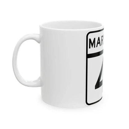 MD Route 41 (Maryland) (Road Sign) White Coffee Mug - Go Mug Yourself