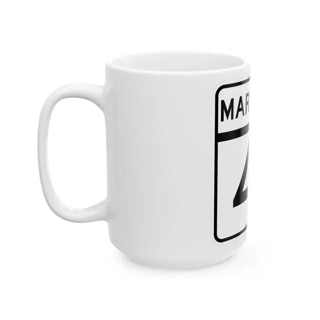 MD Route 41 (Maryland) (Road Sign) White Coffee Mug - Go Mug Yourself