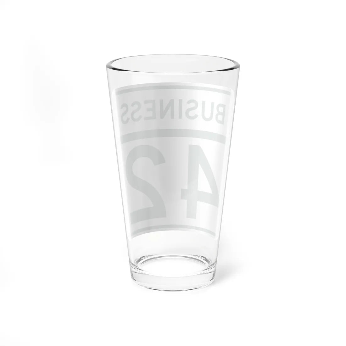 MD Route 42 Business (Maryland) (Road Sign) Pint Glass 16oz - Go Mug Yourself