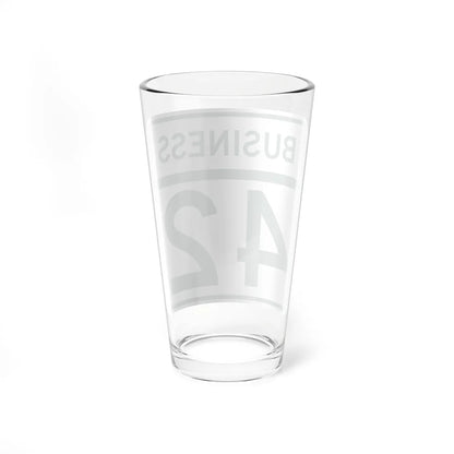 MD Route 42 Business (Maryland) (Road Sign) Pint Glass 16oz - Go Mug Yourself