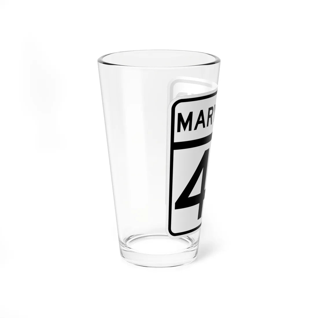 MD Route 42 (Maryland) (Road Sign) Pint Glass 16oz - Go Mug Yourself