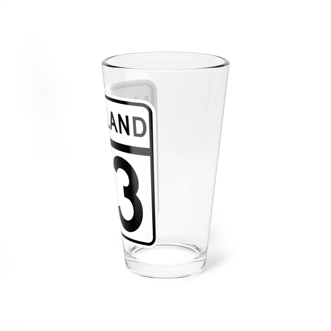 MD Route 43 (Maryland) (Road Sign) Pint Glass 16oz - Go Mug Yourself