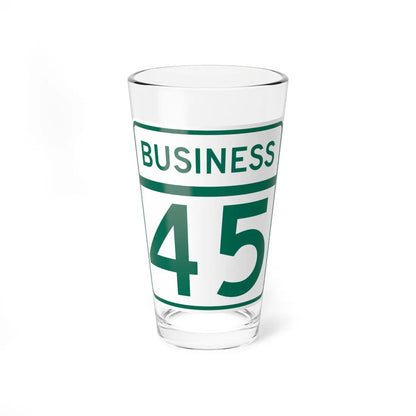 MD Route 45 Business (Maryland) (Road Sign) Pint Glass 16oz 16oz - Go Mug Yourself