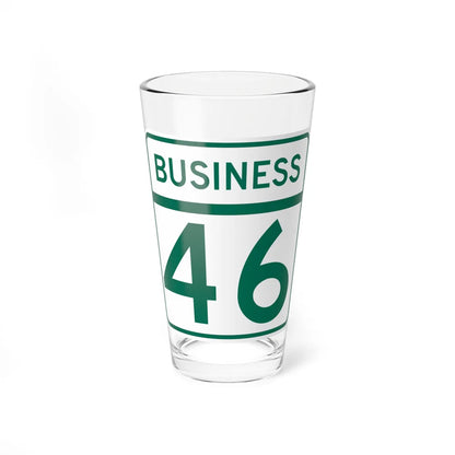 MD Route 46 Business (Maryland) (Road Sign) Pint Glass 16oz 16oz - Go Mug Yourself