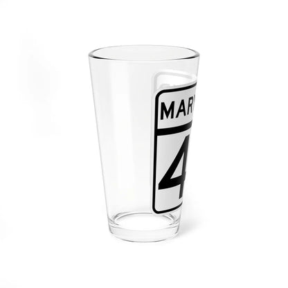 MD Route 46 (Maryland) (Road Sign) Pint Glass 16oz - Go Mug Yourself