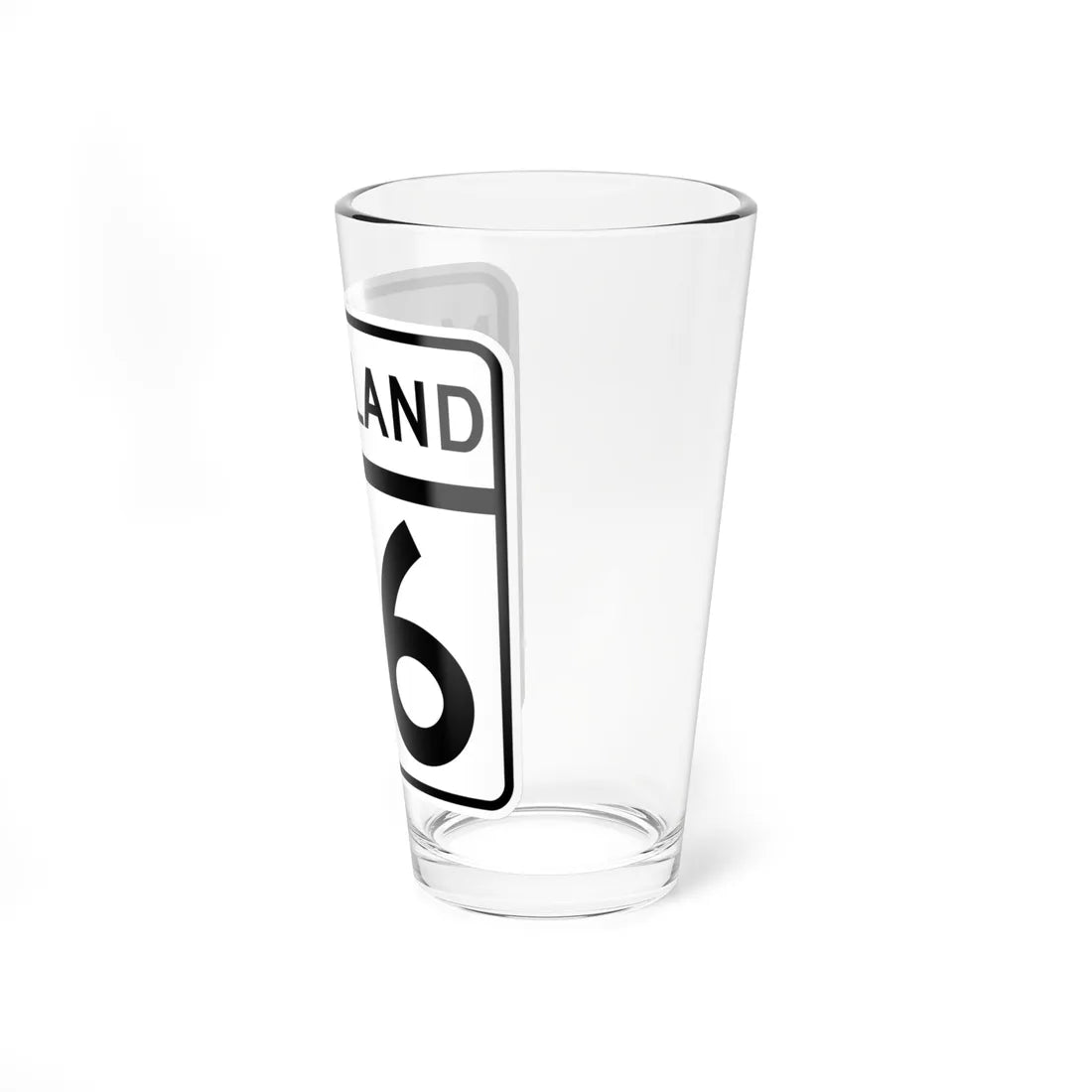 MD Route 46 (Maryland) (Road Sign) Pint Glass 16oz - Go Mug Yourself