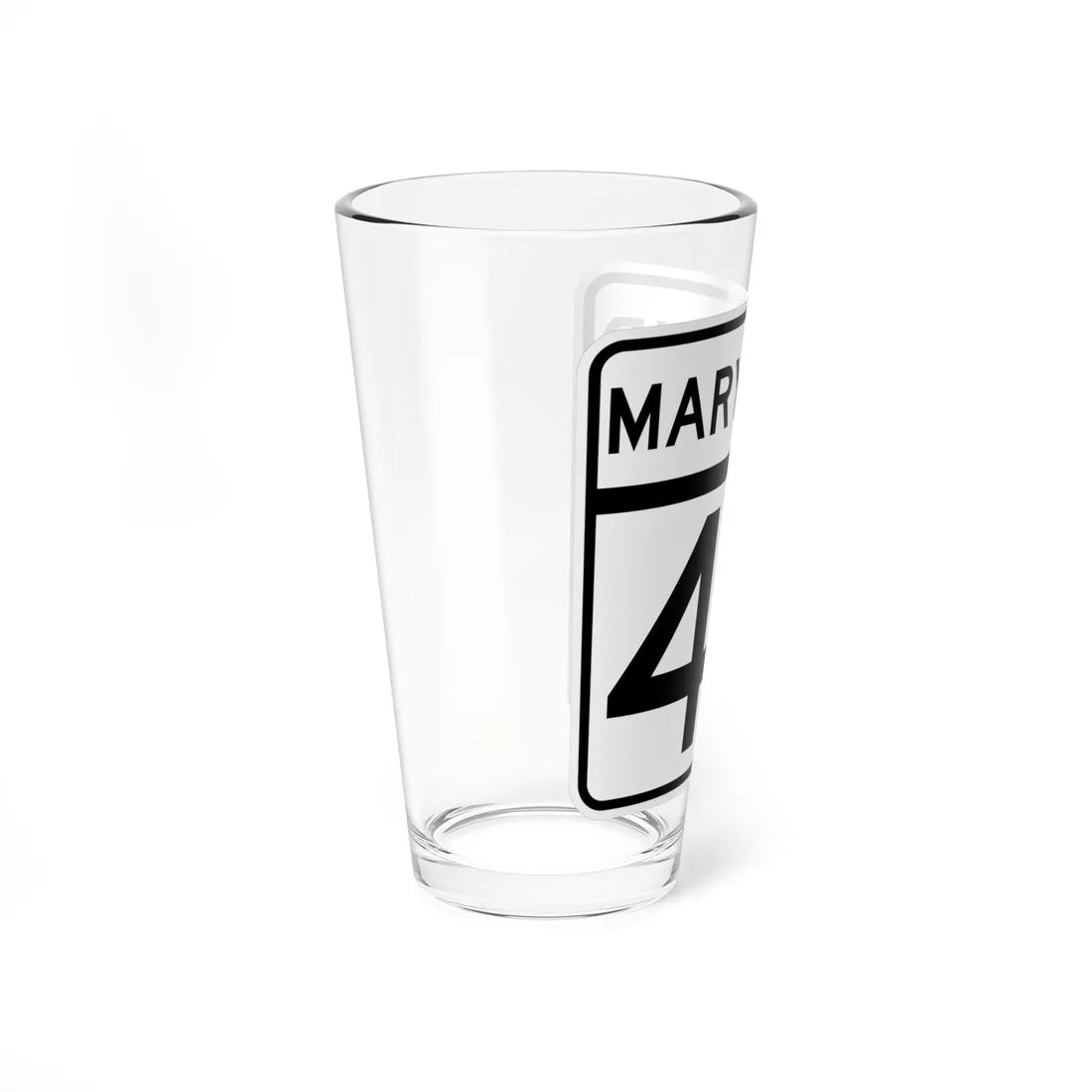 MD Route 47 (Maryland) (Road Sign) Pint Glass 16oz - Go Mug Yourself