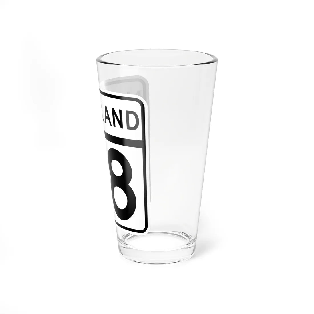 MD Route 48 (Maryland) (Road Sign) Pint Glass 16oz - Go Mug Yourself