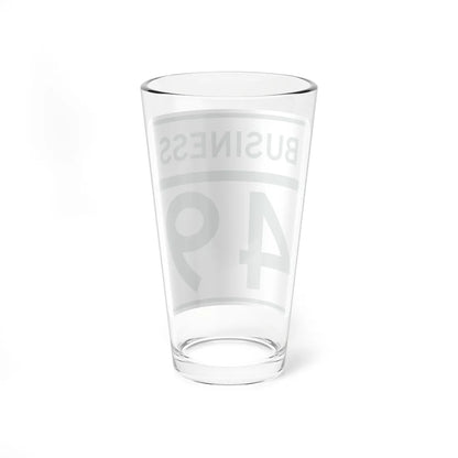MD Route 49 Business (Maryland) (Road Sign) Pint Glass 16oz - Go Mug Yourself