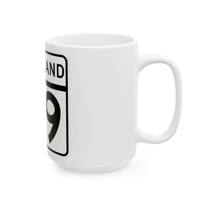 MD Route 49 (Maryland) (Road Sign) White Coffee Mug - Go Mug Yourself