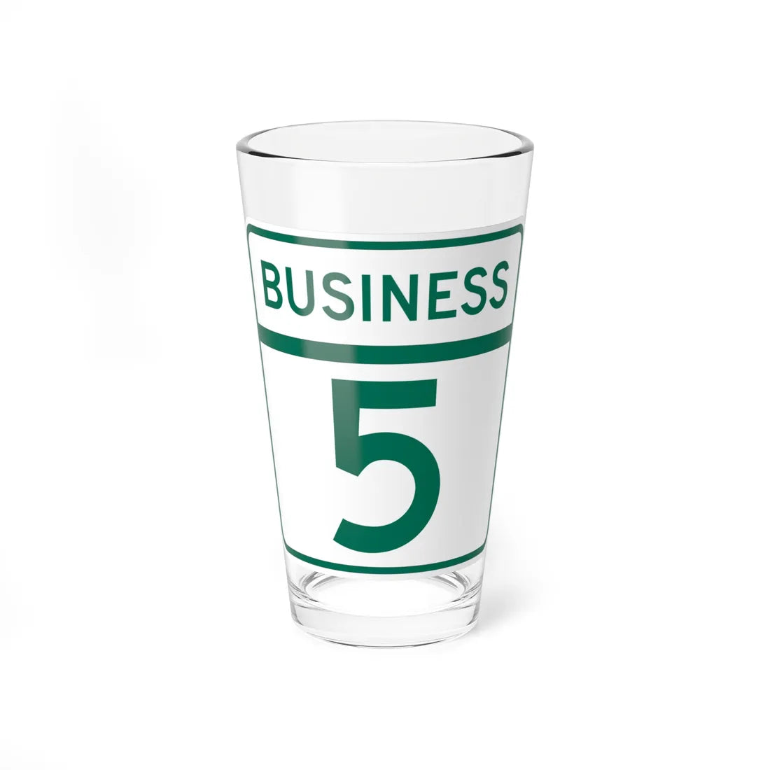 MD Route 5 Business (Maryland) (Road Sign) Pint Glass 16oz - Go Mug Yourself
